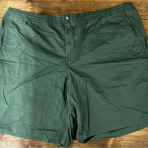 Polo by Ralph Lauren Green Flat Front Shorts Size 4XLT NEW - Picture 1 of 4